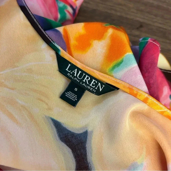 💕LAUREN  RALPH LAUREN floral top S - Picture 6 of 10